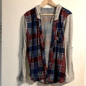 Ardene buttoned hoodie L